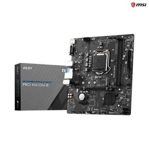 MSI Pro H410M-B Intel 10th Gen Motherboard