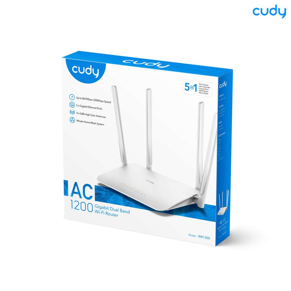 Cudy WR1300 Dual Band Wifi Router