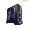 MaxGreen G561-F Blue Window ATX Casing